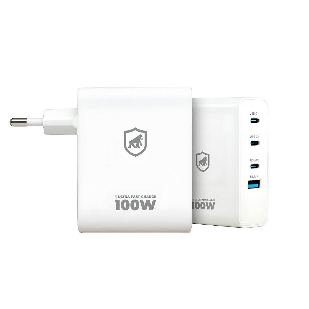 Carregador De Parede - Discovery 5 Em 1 - 140w - Branco - Gshield