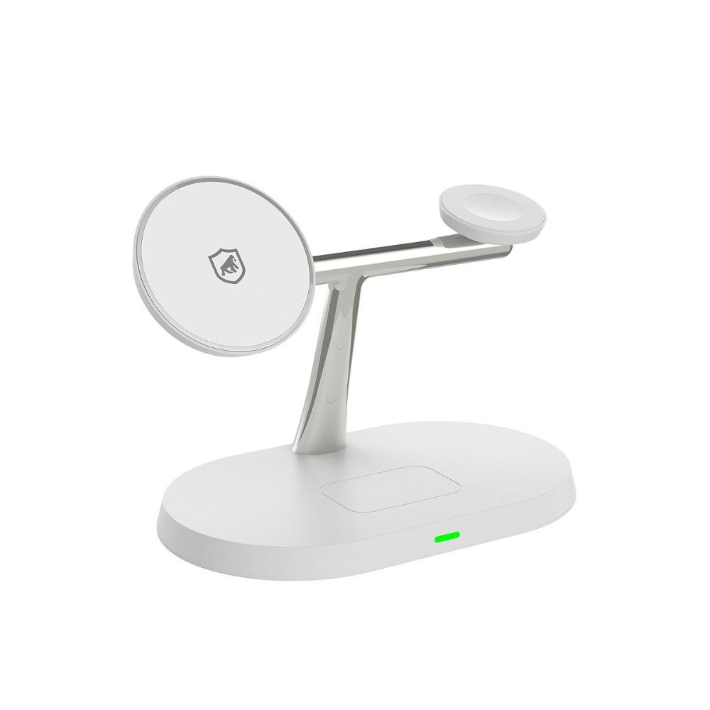 Carregador Wireless Dock 3 Em 1 - Branco - Gshield