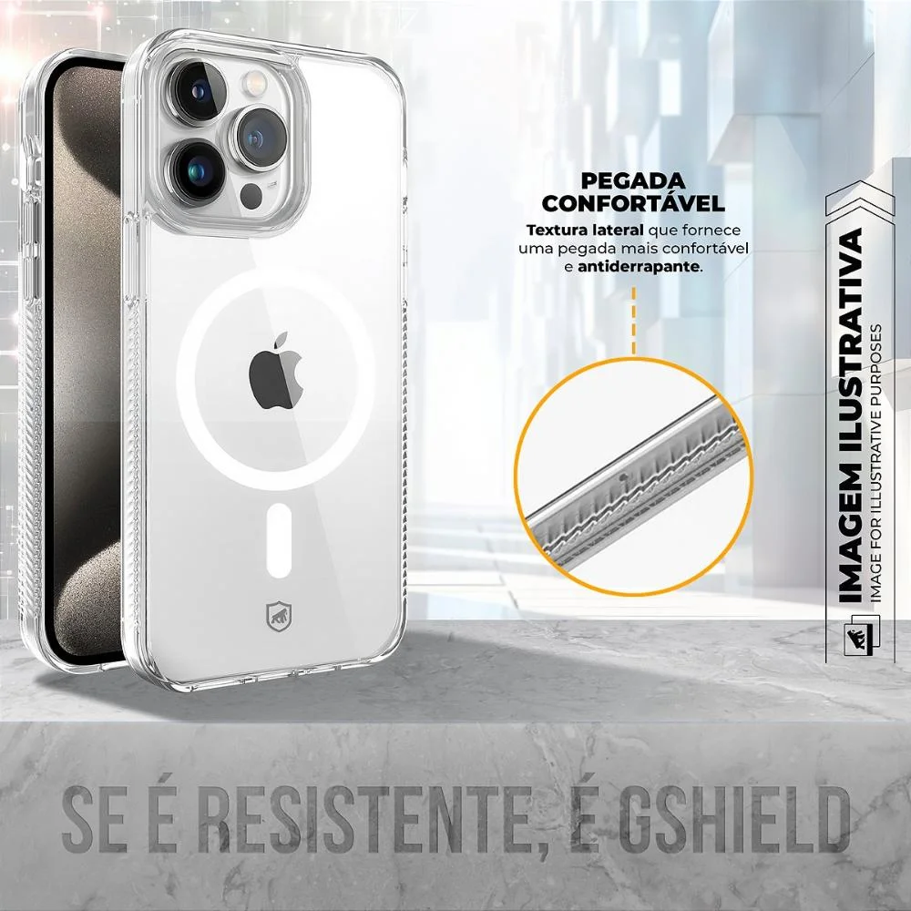 Imagem 2 de 5 do produto Capa Case Capinha Para Iphone 16 - Anti-slip Magsafe - Gshield