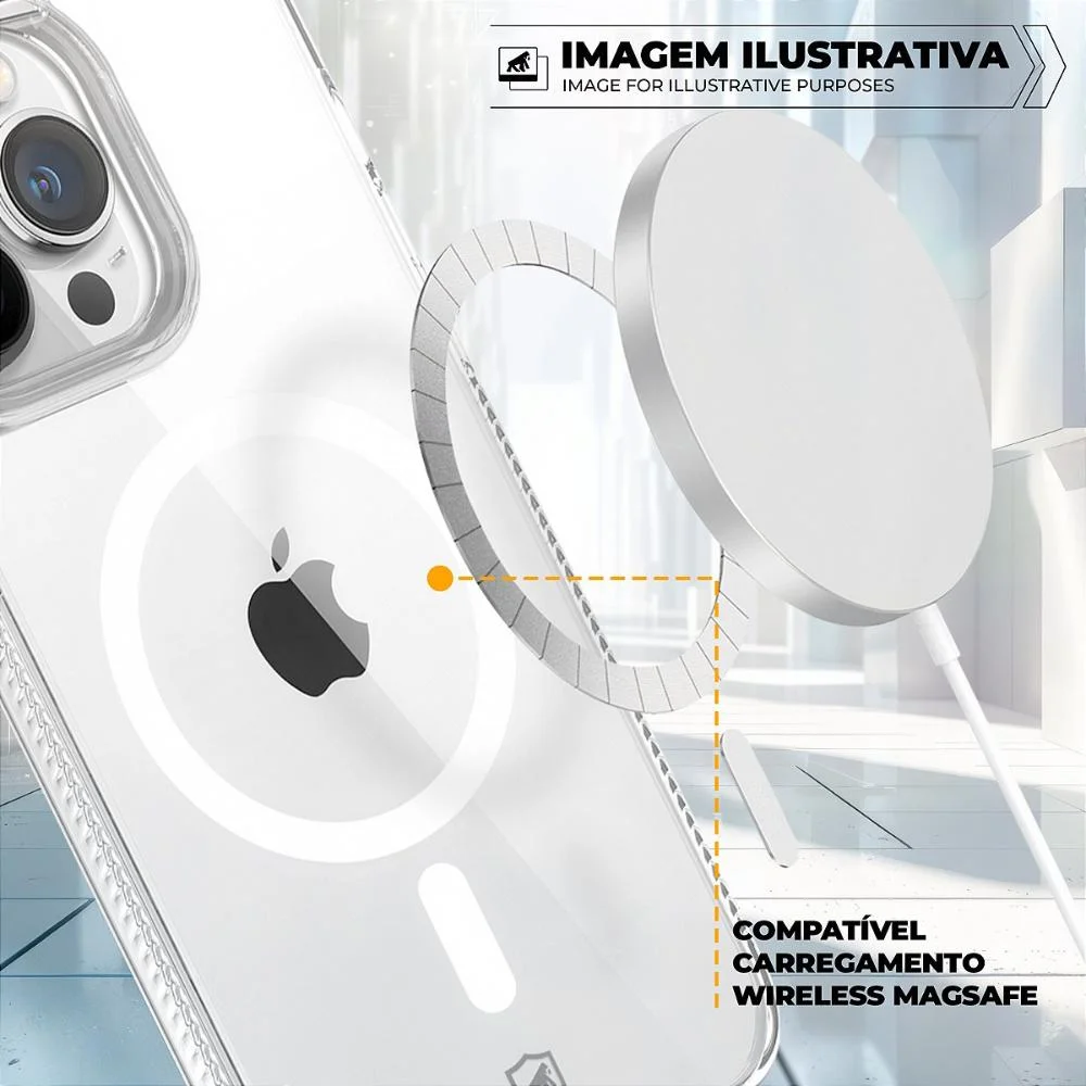 Imagem 3 de 5 do produto Capa Case Capinha Para Iphone 16 - Anti-slip Magsafe - Gshield
