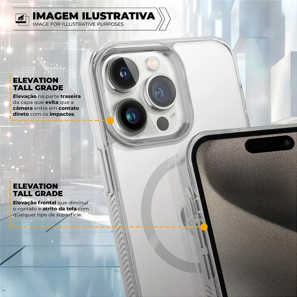 Imagem 5 de 5 do produto Capa Case Capinha Para Iphone 16 - Anti-slip Magsafe - Gshield