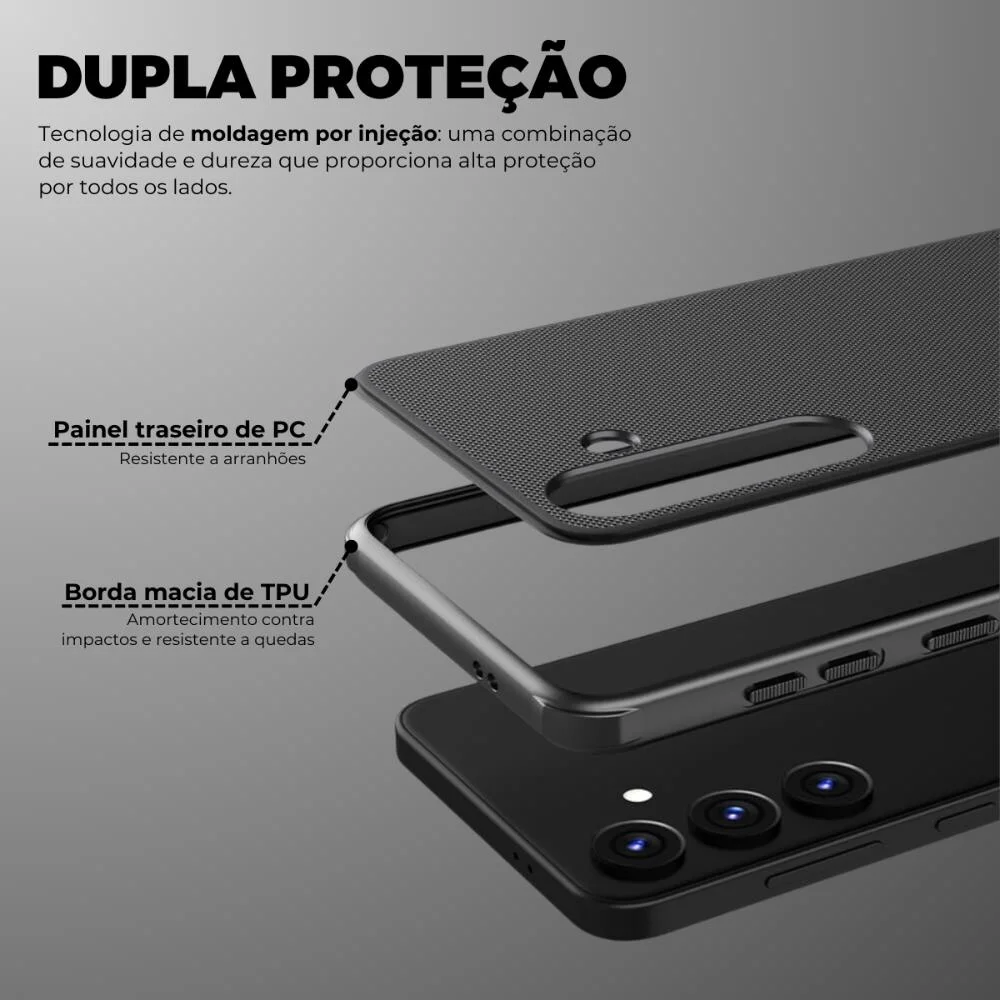 Imagem 4 de 5 do produto Capa Case Capinha Para Samsung Galaxy S24 Plus- Super Frosted - Nillkin