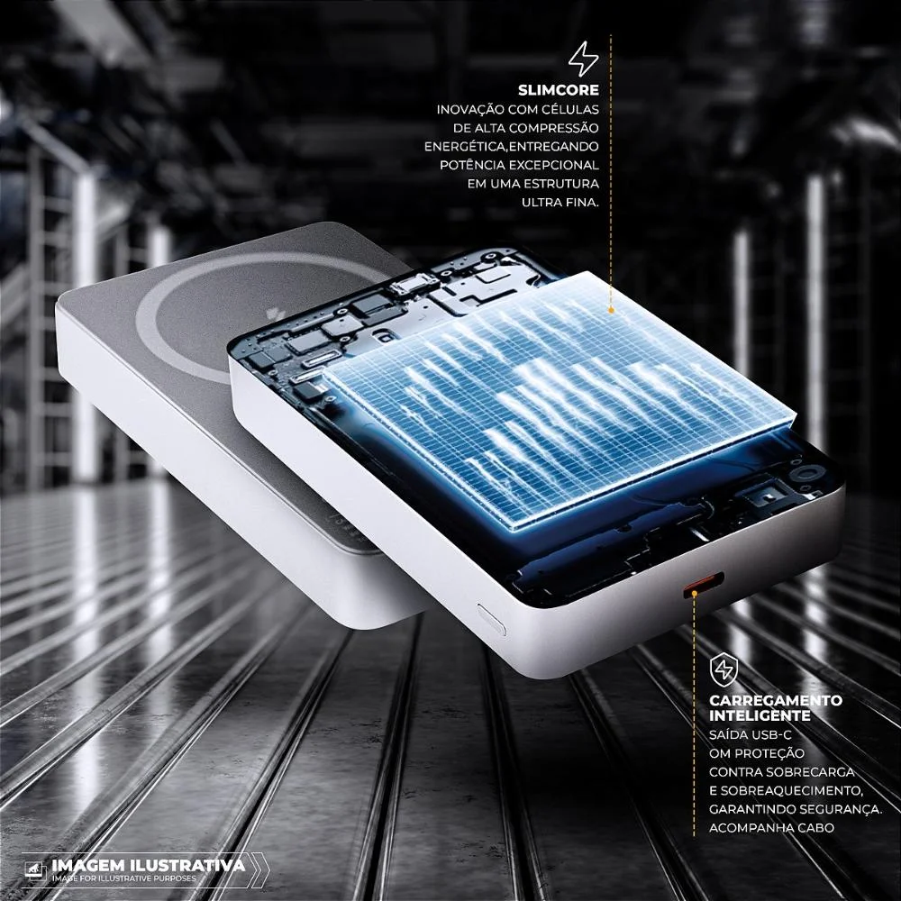 Imagem 5 de 5 do produto Carregador Portátil 10.000mah - Ultra Slim  Gshield
