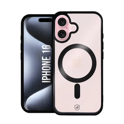 Capa Case Capinha Magsafe Para Iphone 16 - Preta - Gshield
