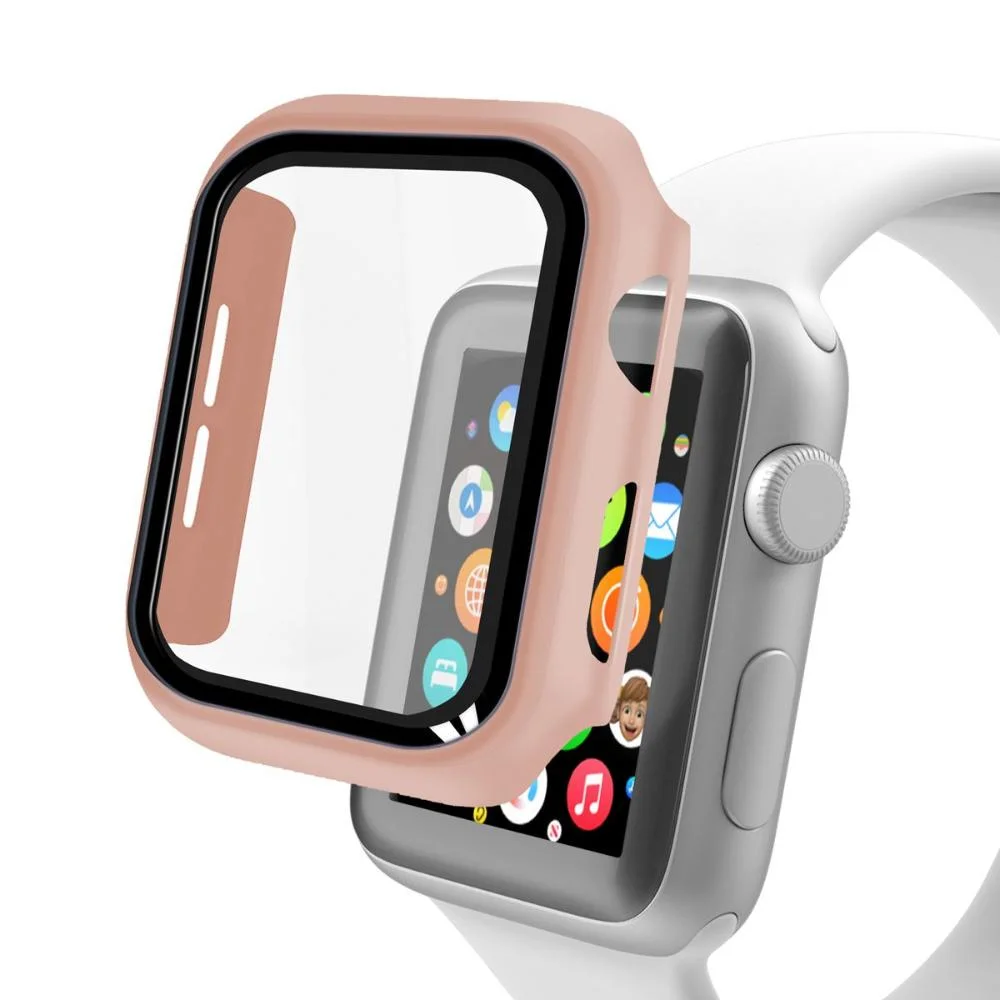 Imagem 2 de 4 do produto Case Para Apple Watch 38mm - Armor - Acompanha Película Integrada Na Case - Rosa - Gshield