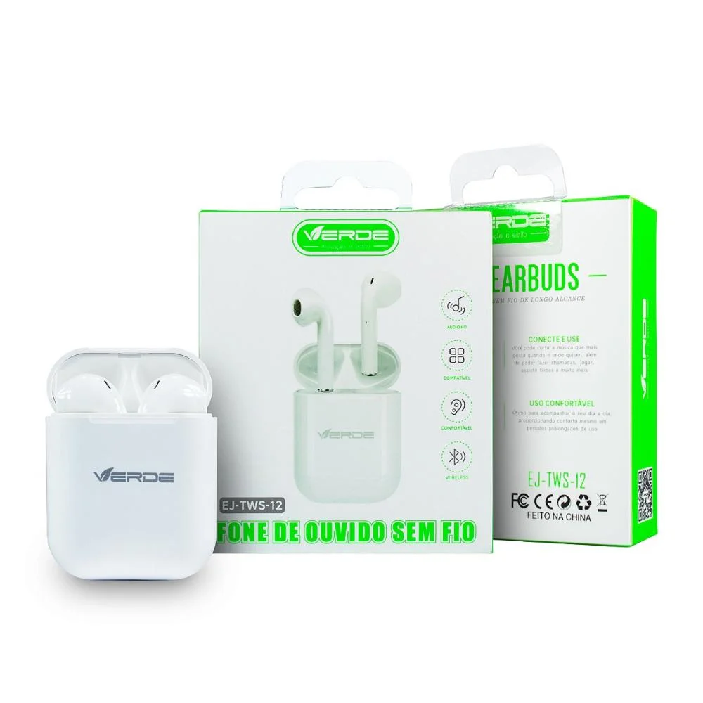 Imagem 3 de 4 do produto Earbuds - Fone De Ouvido Sem Fio Tws - Verde