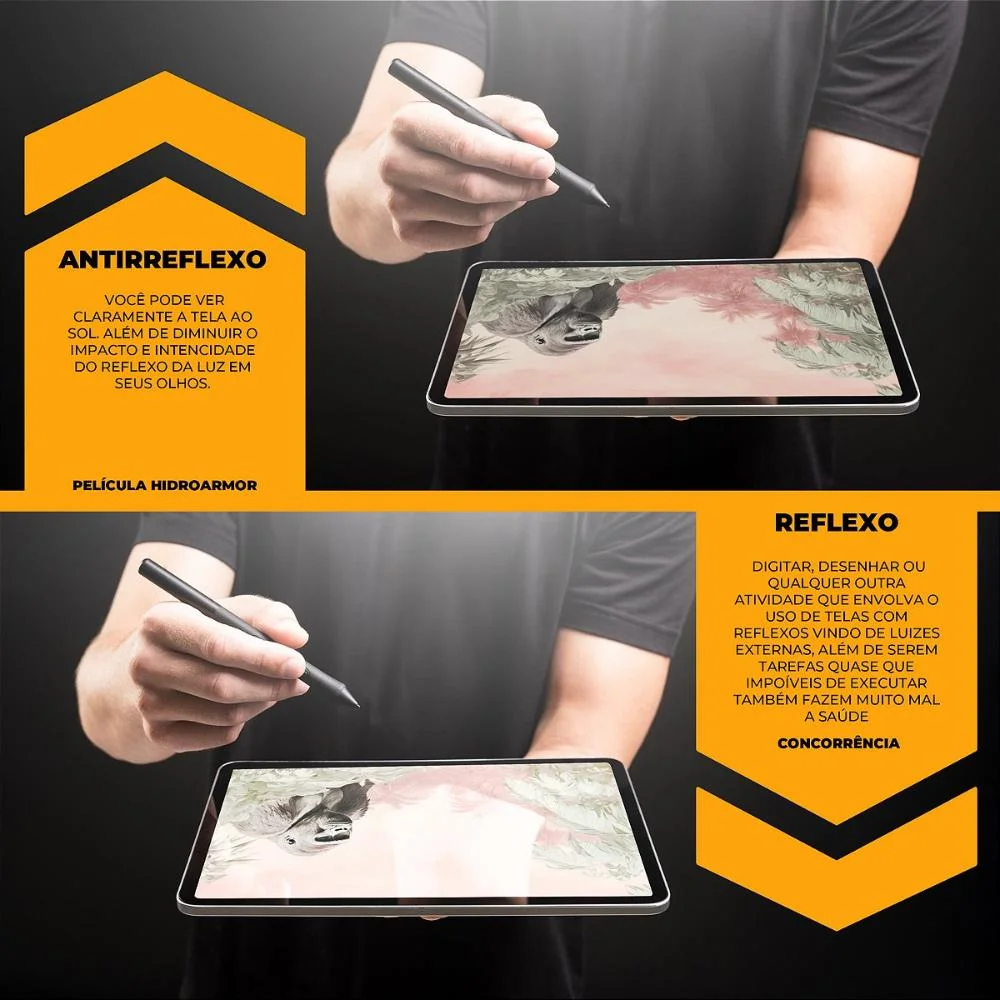 Imagem 4 de 5 do produto Película Para Ipad 11" Fosca Paperlike - Sensação De Papel - Hidroarmor -  Gshield