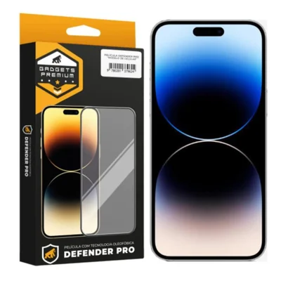 Película Para Iphone 14 Pro Max - Defender Pro - Preta - Gshield