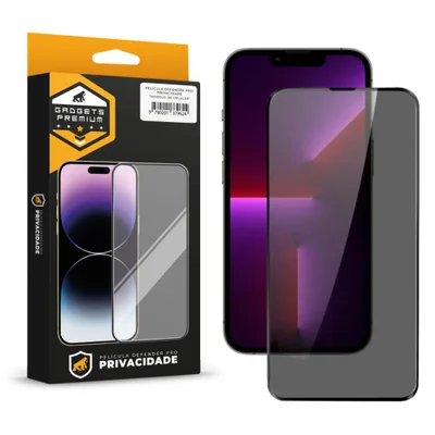 Película Para Iphone 13 Pro Max - Defender Pro Privacidade - Preta - Gshield