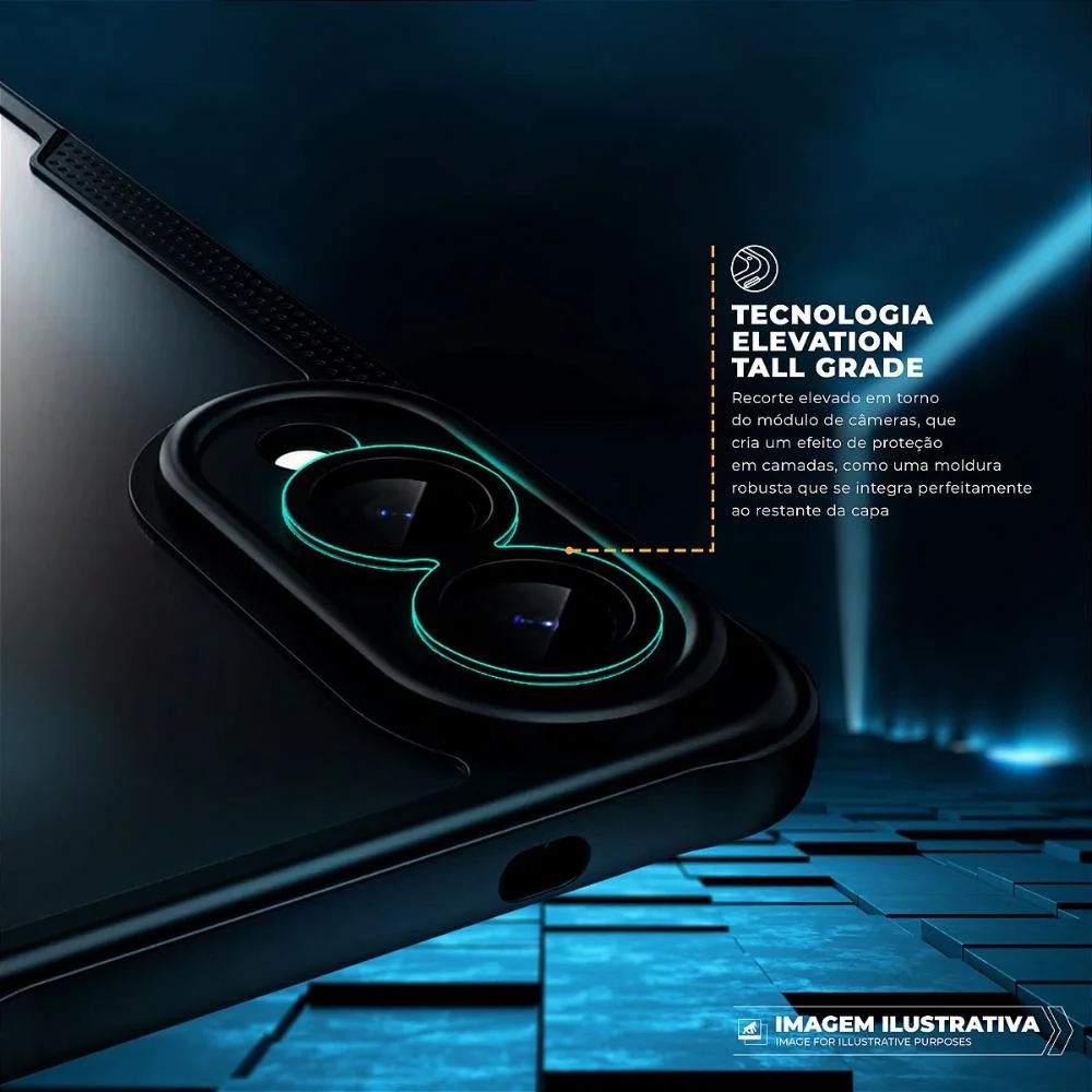 Imagem 4 de 5 do produto Capa Case Capinha Para Samsung Galaxy S25 Edge - Rugged Shield - Gshield