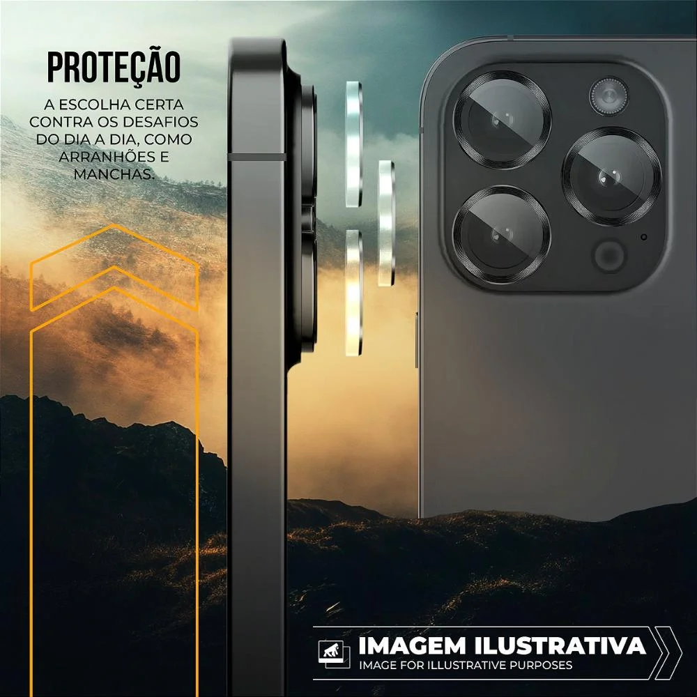 Imagem 5 de 5 do produto Protetor De Lente Para Iphone 15 - Survivor - Transparente Com Molde Aplicador - Frame Para Câmera - Gshield