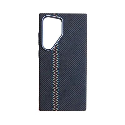 Capa Textura Carbono Com Magsafe Para Galaxy S24 Ultra