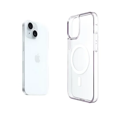 Capa Transparente Rígida Para Iphone 15 Plus