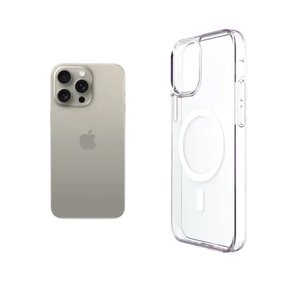 Capa Transparente Rígida Para Iphone 15 Pro Max