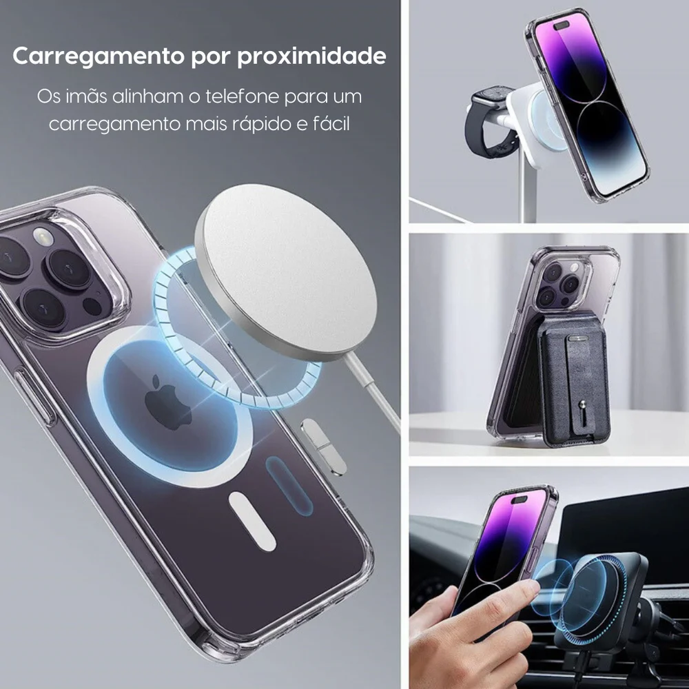 Imagem 3 de 3 do produto Capa Transparente Rígida Para Iphone 15 Pro Max