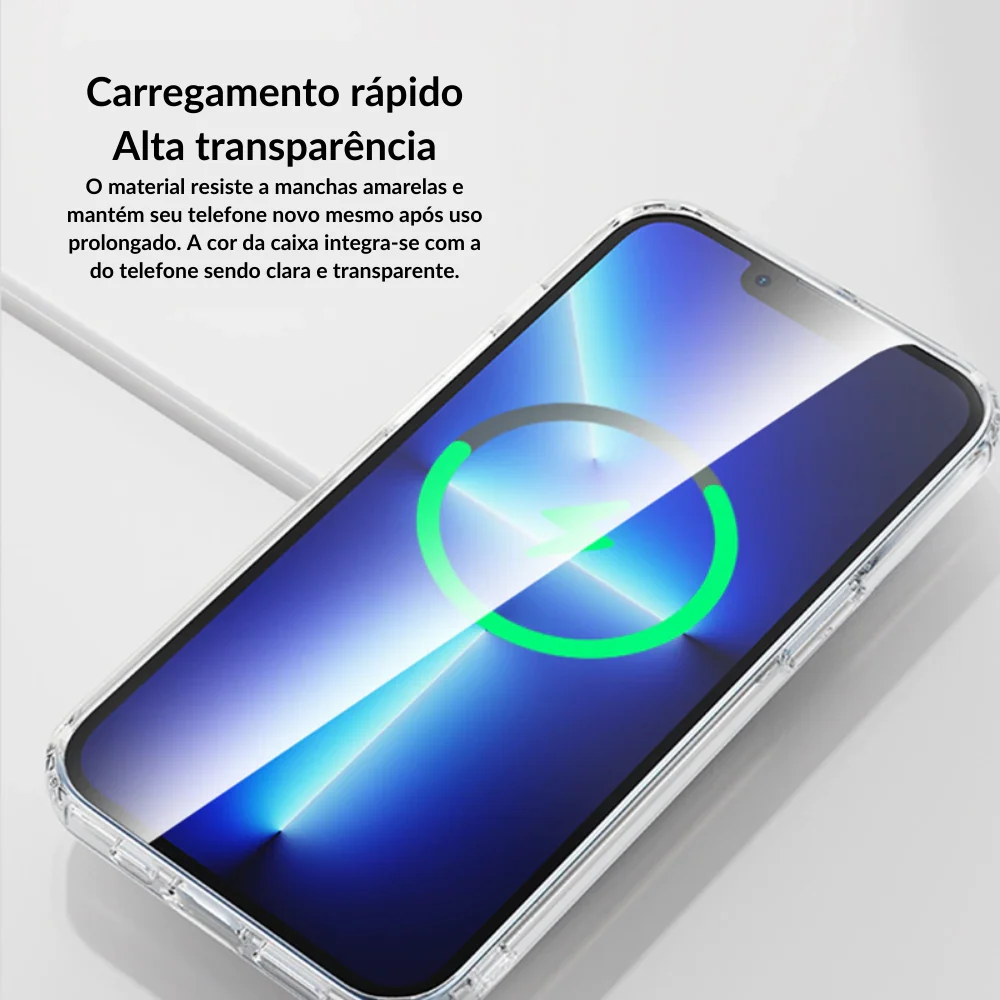 Imagem 3 de 5 do produto Capa Transparente Com Magsafe Para Iphone 13 Pro