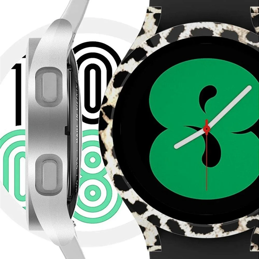 Imagem 2 de 4 do produto Capa Bumper Para Galaxy Watch 5 - Estampa Carbono Tamanho:40mm