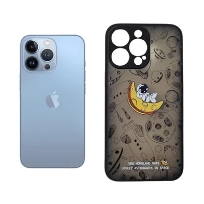 Capa De Silicone Astronauta Para Iphone 13 Pro