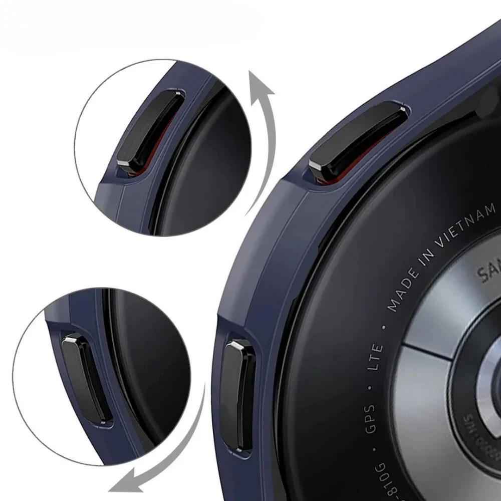 Imagem 5 de 5 do produto Capa Bumper Para Galaxy Watch 7  - Prata Tamanho:40mm