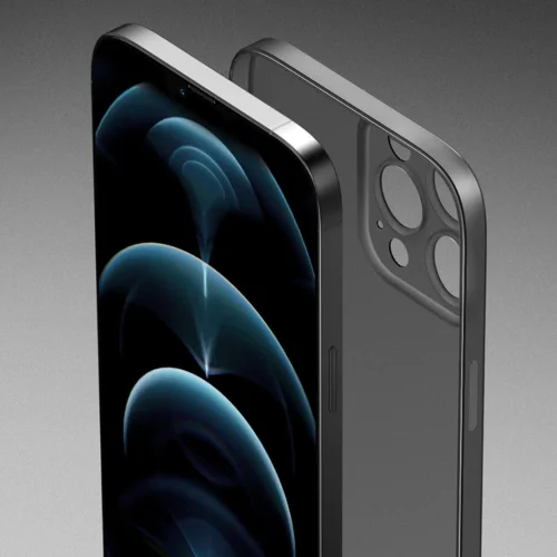 Imagem 5 de 5 do produto Capa Ultra Fina Para Iphone 13 Pro Cor:preto