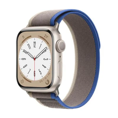 Multiira Nylon Para Apple Watch - Azul E Cinza Tamanho:38/40/41mm