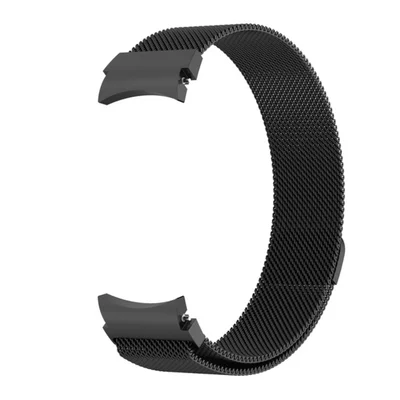 Multiira De Metal Milanese Para Galaxy Watch Cor:preto