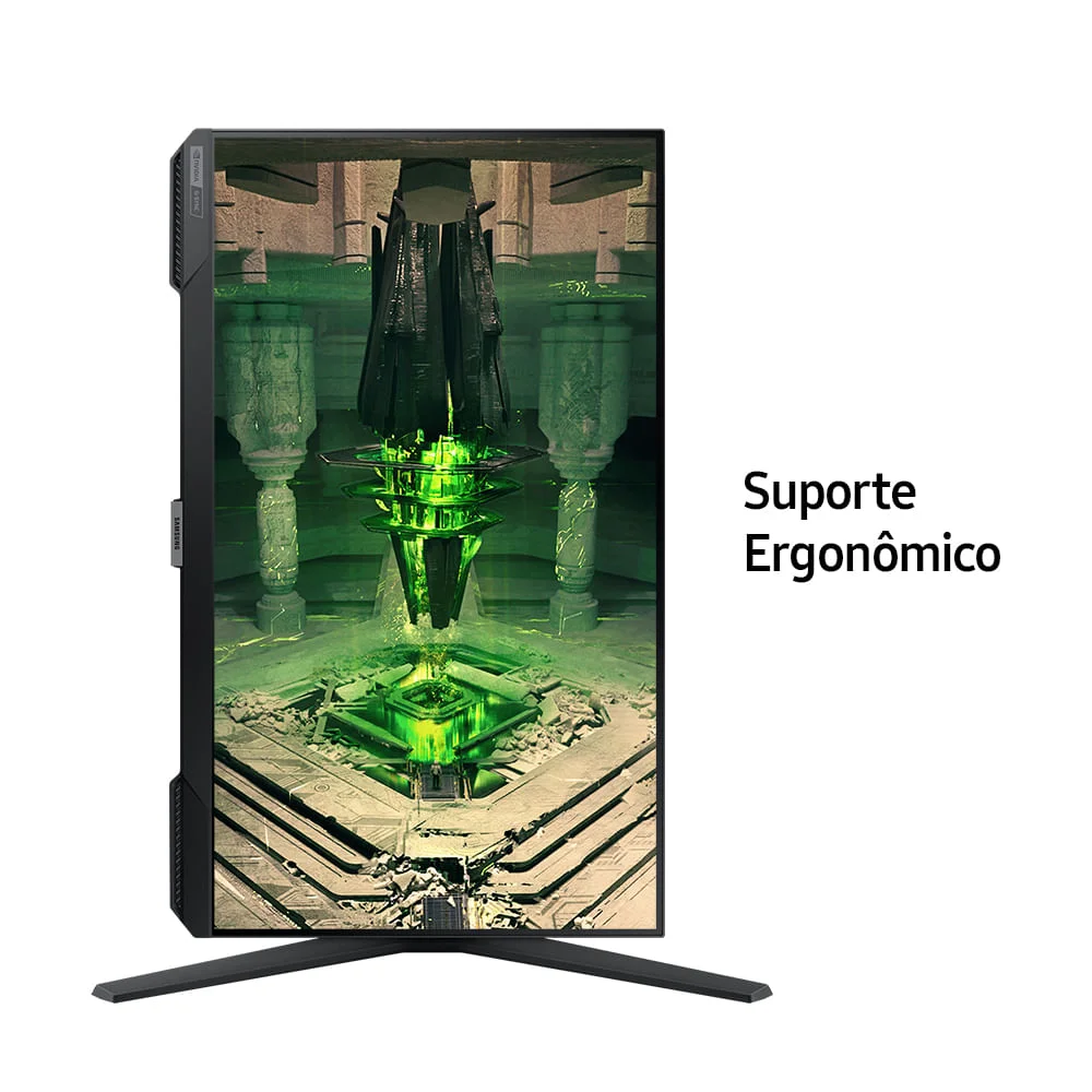 Monitor Gamer Samsung Odyssey G40 27”, 240 Hz, 1ms, Ajuste De Altura, Gsync, Freesync,hdmi, Dp, Fhd, Preto 27” Monitor Gamer Samsung Odyssey G40 27”, 240 Hz, 1ms, Ajuste De Altura, Gsync, Freesync,hdmi, Dp, Fhd, Preto 27”