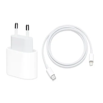 Kit Carregador Cabo E Fonte Turbo Tipo C Lightning Para Iphone 7,8,x,xr,11,12,13 E 14