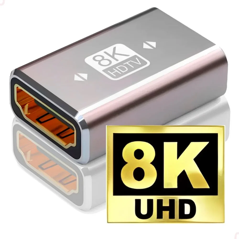 Imagem 4 de 5 do produto Adaptador Emenda HDMI Fêmea X Fêmea 1080p 2k 4k 8k