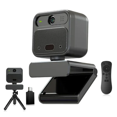 Webcam Uhd 4k Com Controle Remoto Para Conferencia W12s Vizolink