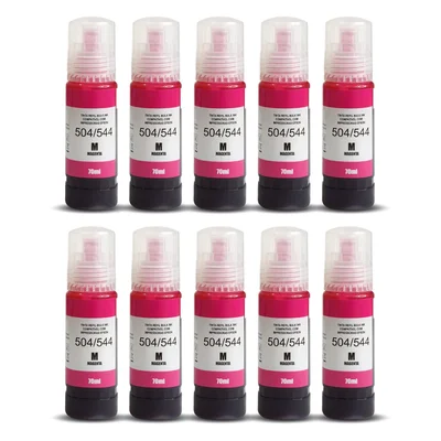 Refil Tinta Magenta Para Impressão 70ml - 20 Unidades