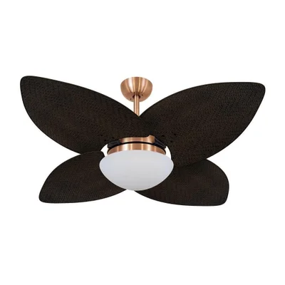 Ventilador De Teto Dormamu Cobre 4 Pás Palmae 110v