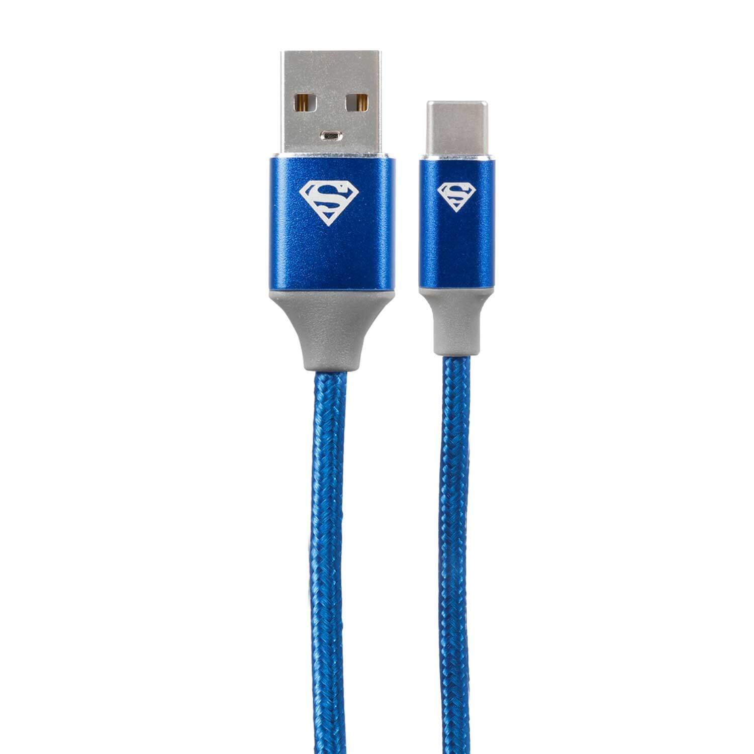 Carregador Turbo Gan 30w Flash Cabo Usb A X Tipo C Superman