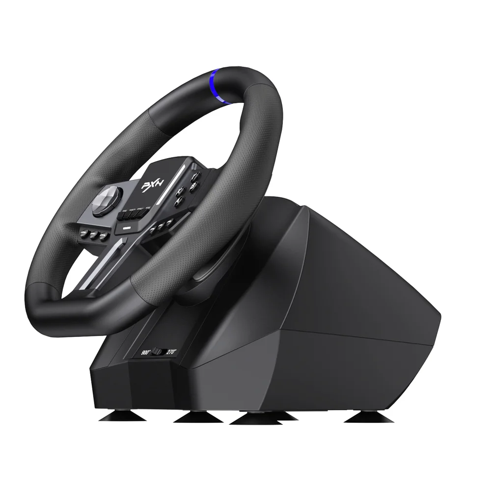 Imagem 5 de 5 do produto Kit Volante Gamer Pxn V9 Gen2 Com Pedais Câmbio Manual  900° Vibração Compatível PC