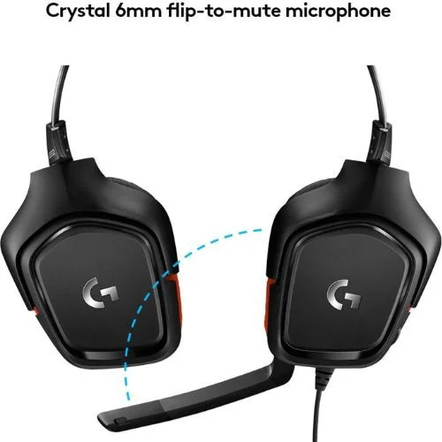 Imagem 3 de 5 do produto Fone Headset C/ Mic G332 C/ Fio P3 + Adapt P2