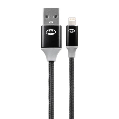 Carregador Gan 30w Flash E Cabo Usb A X Lightning Batman