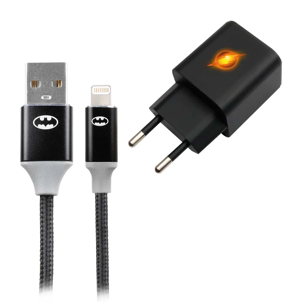 Imagem 4 de 5 do produto Carregador Gan 30w Flash E Cabo Usb A X Lightning Batman
