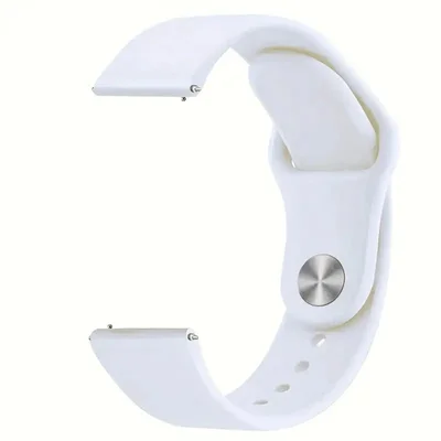 Multiira Branca Textura Lisa Sam Watch 7 - Sofisticação Moderna