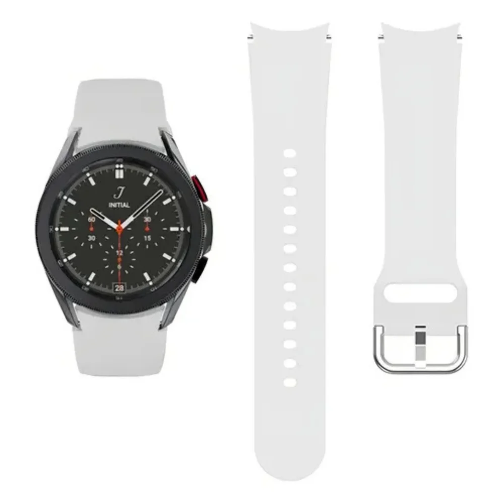 Imagem 1 de 5 do produto Multiira Branca Sam Watch 7 Textura Lisa - Elegância Minimalista