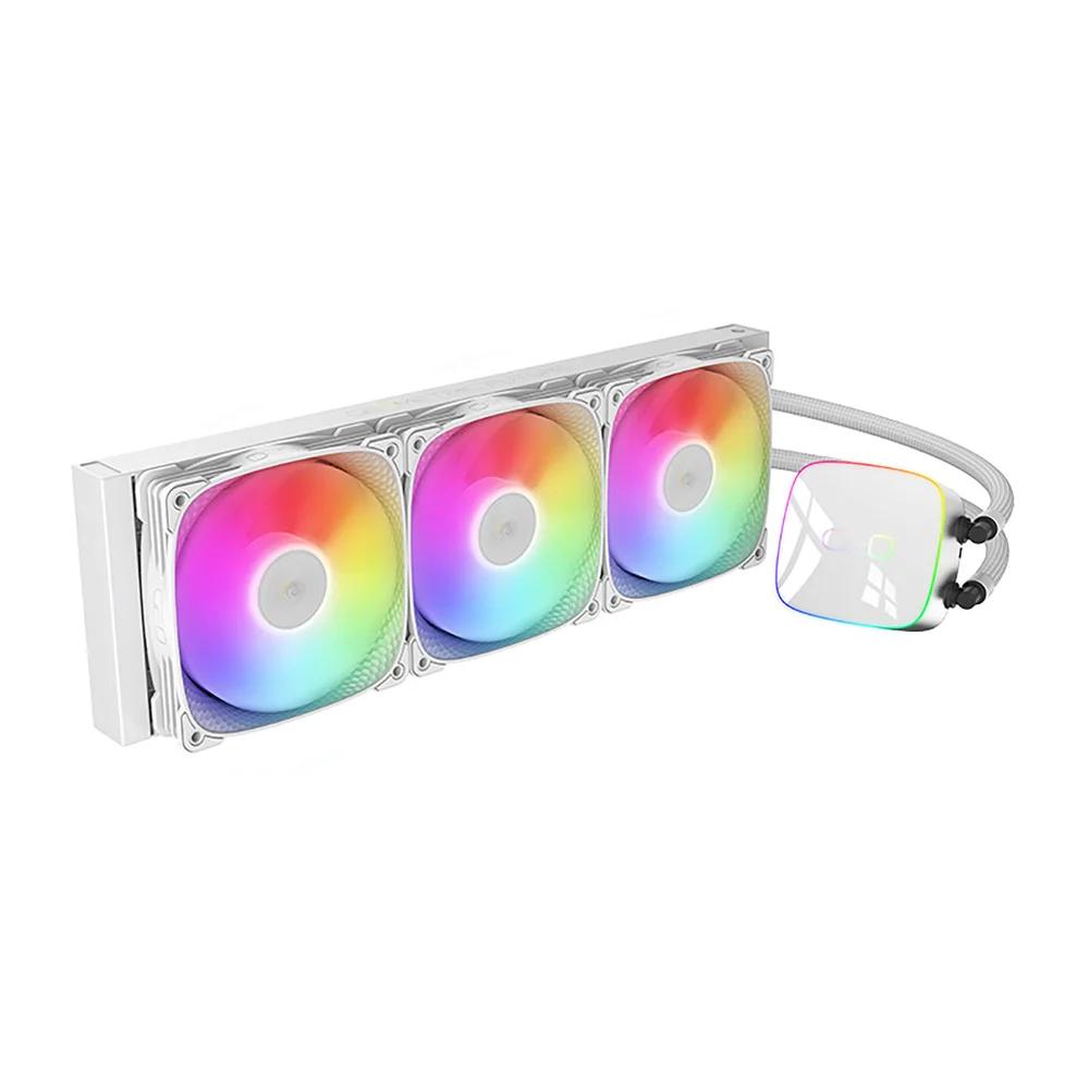 Water Cooler Geometric Future Junior Eskimo Neon 36 ARGB 360mm Amd/intel Branco Geo-ej-n36w 6