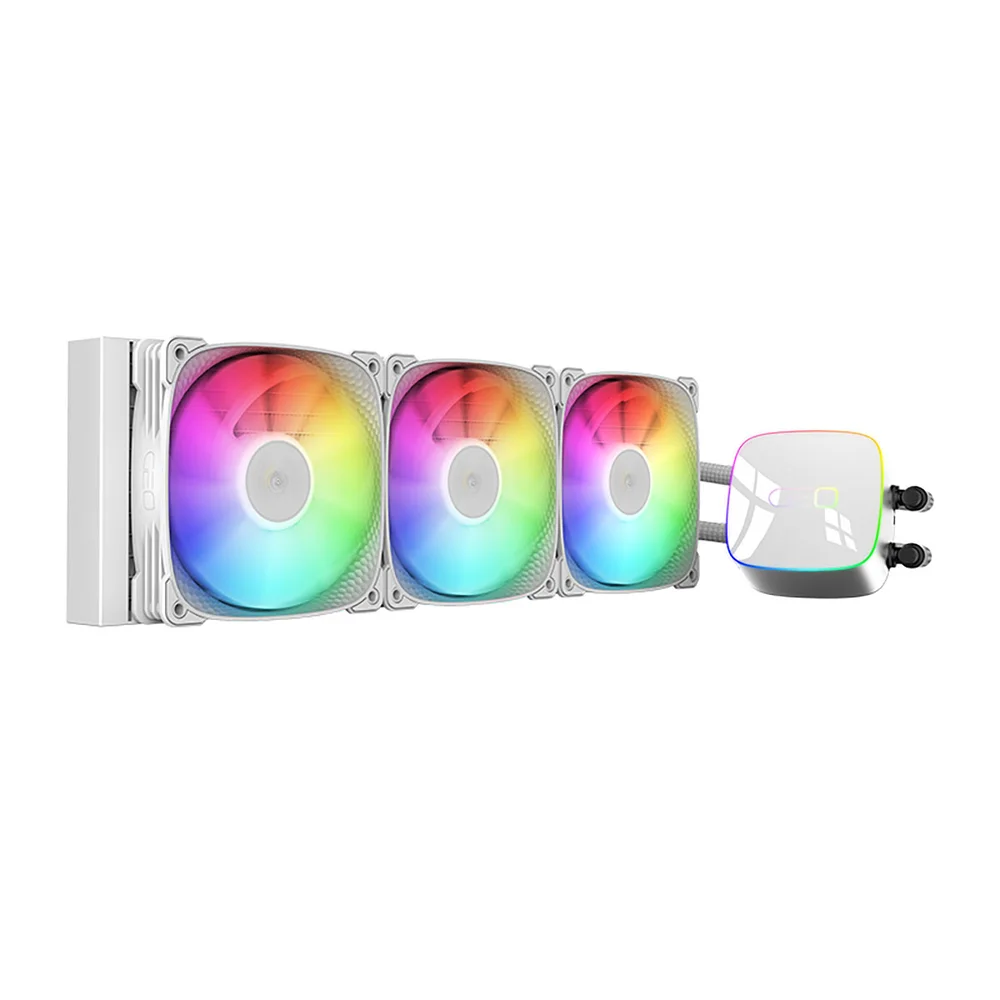 Water Cooler Geometric Future Junior Eskimo Neon 36 ARGB 360mm Amd/intel Branco Geo-ej-n36w 7