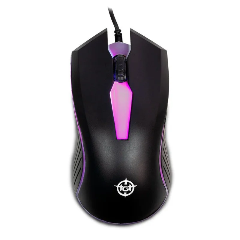 Imagem 4 de 5 do produto Kit Teclado E Mouse Tgt Leopard 2 Rainbow 1200dpi Abnt2 Preto - Tgt-lp2-rbw01
