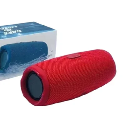 Caixa De Som Charce 5 Vemelha Com Bluetooth Portatil