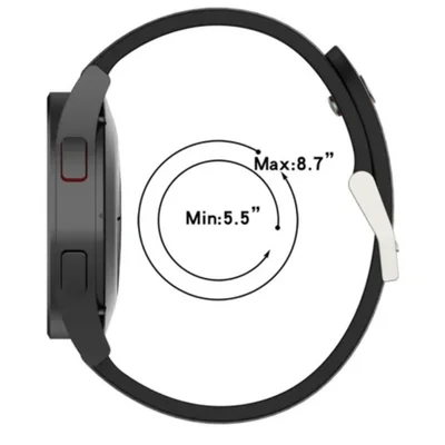 Multiira Silicone Preta High Performance Sam Watch 6 Active