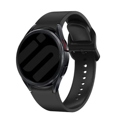 Multiira Silicone Preta Ultra Moderna Sam Watch 4 Active