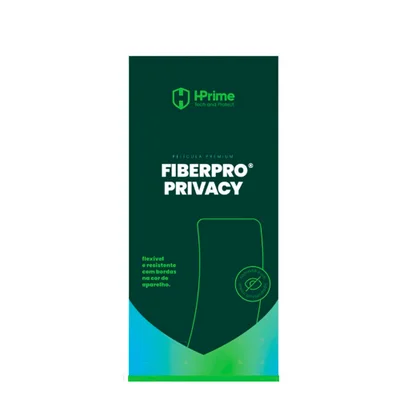 Película Protetora Fiberpro Privacy Para Iphone 17 Pro Em Policarbonato Com Fibra De Vidro - Hprime - 6173 - N/a