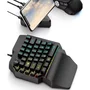 Teclado Gamer Knup Kp-te133 Single Hand LED Rainbow