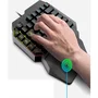 Teclado Gamer Knup Kp-te133 Single Hand LED Rainbow