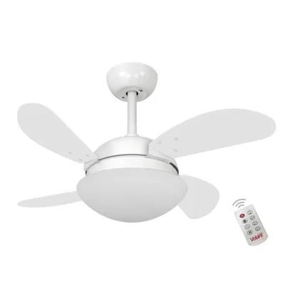 Ventilador Volare Fly Mini Branco 220v E Controle Remoto