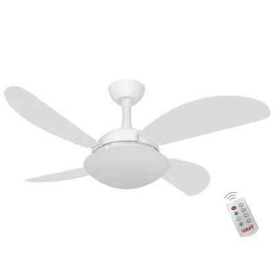 Ventilador Ventax Uno Fly 4 Pás Branco 220v Controle Remoto